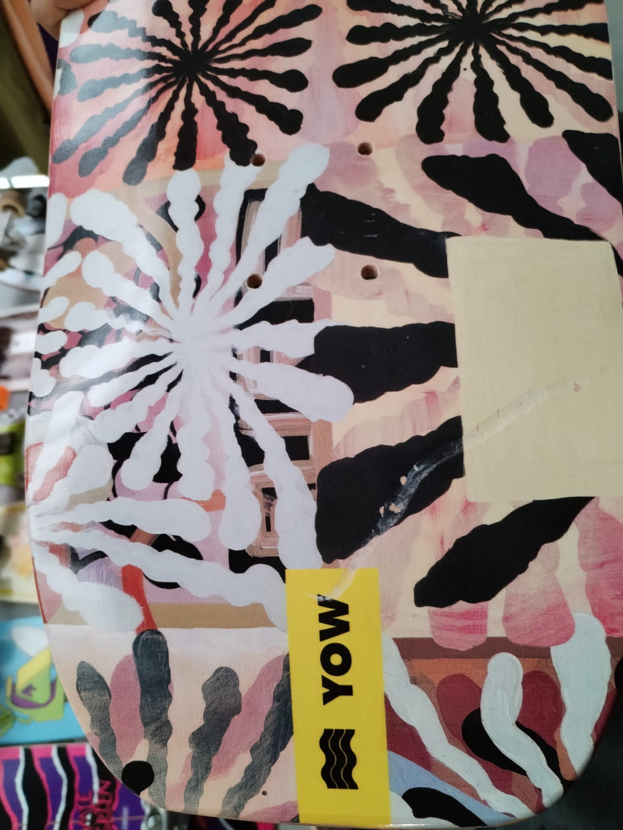 X Pukas 33" Flame Surfskate Deck