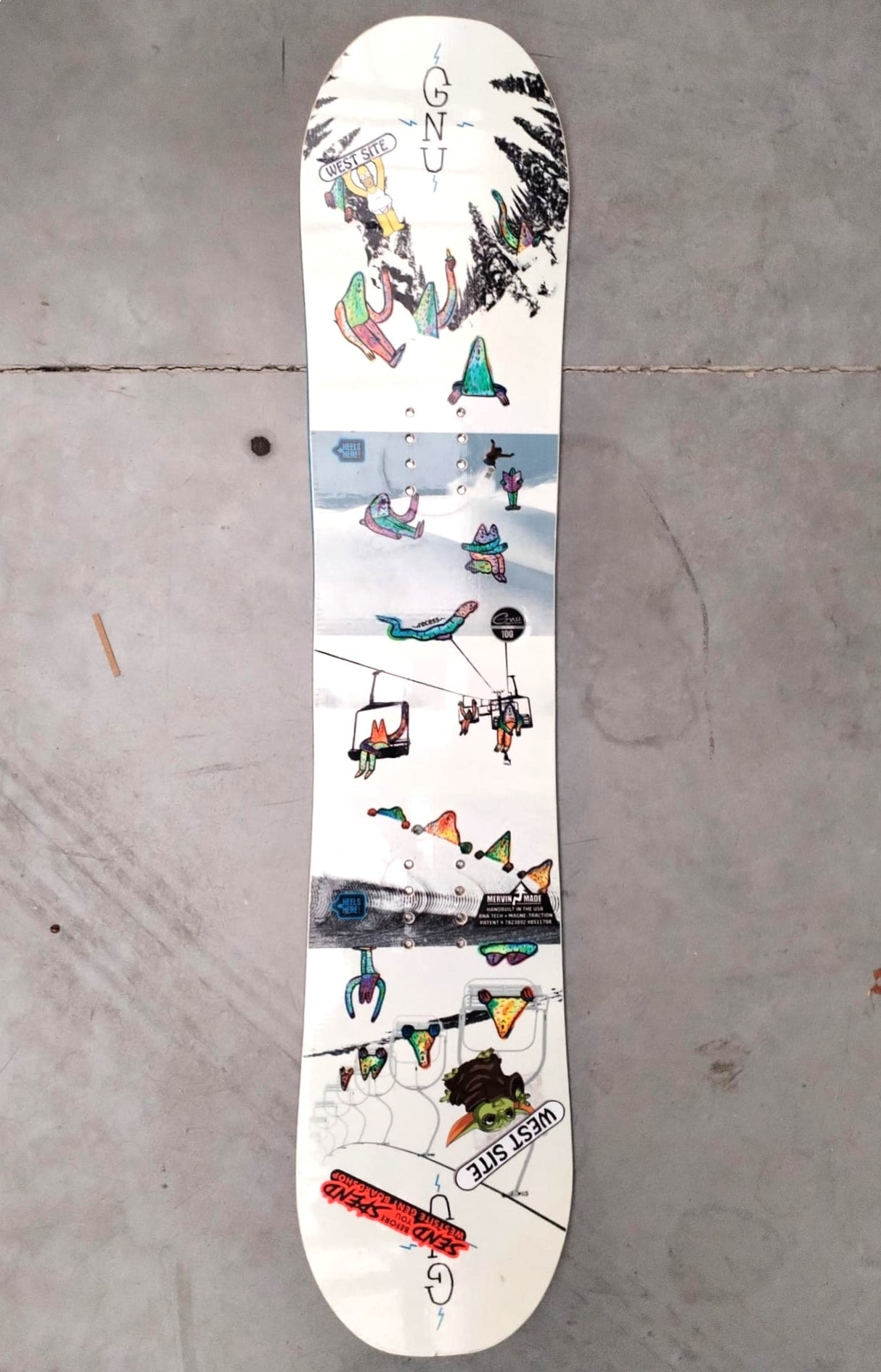 Gnu Recess Asym BTX - 2nd Hand Kids Snowboard