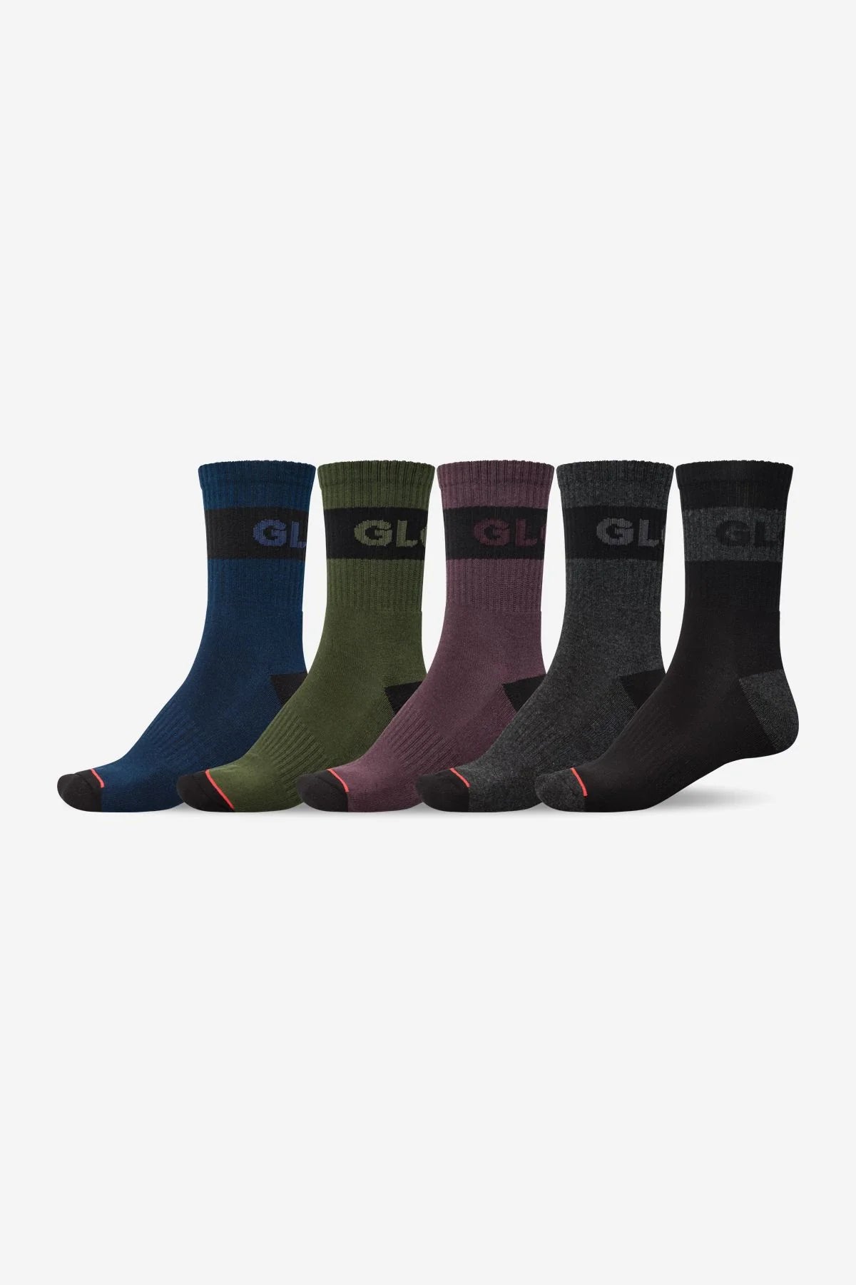 Horizon Crew 5-Pack Skate Socks