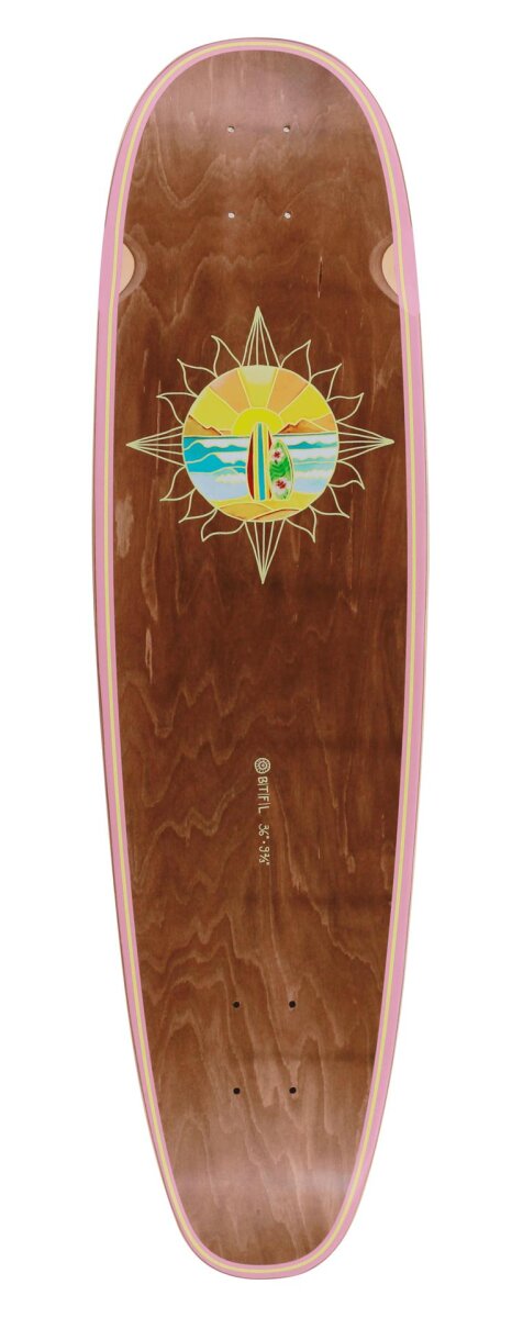 36" SOL Longboard Surfskate Deck