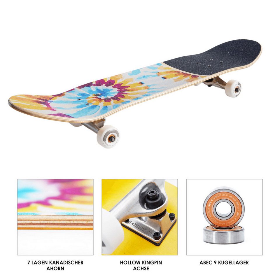 8.125" FUSION Skateboard Complete