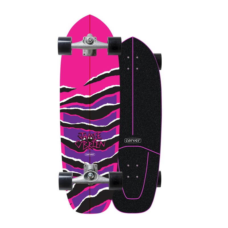 Jamie O'Brien Pink Tiger 33" Surfskate Complete (C7 Raw)