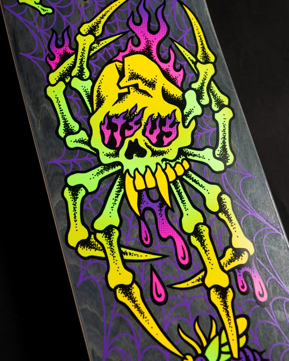8.47" Provost Skull Spider Pro Skateboard Deck
