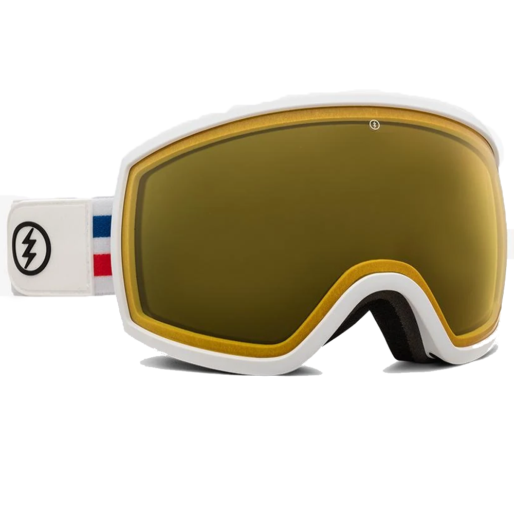 EG2-T Old Glory - Yellow Bonus Silver Chrome Lens Snowboard Goggle