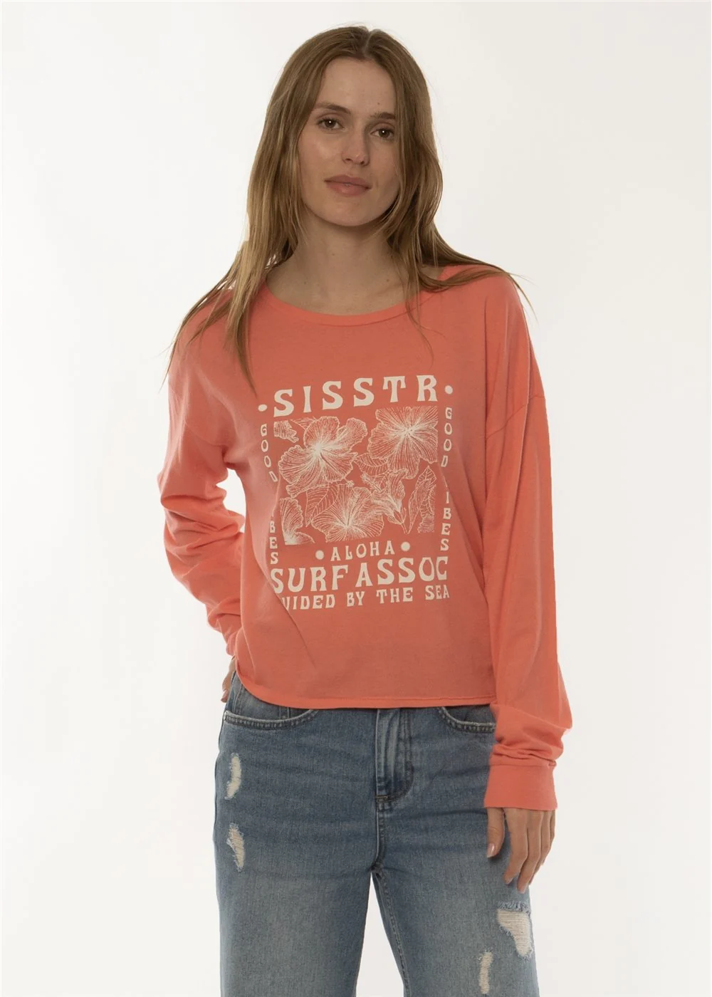 Women's Good Vibes Knit Longsleeve T-Shirt