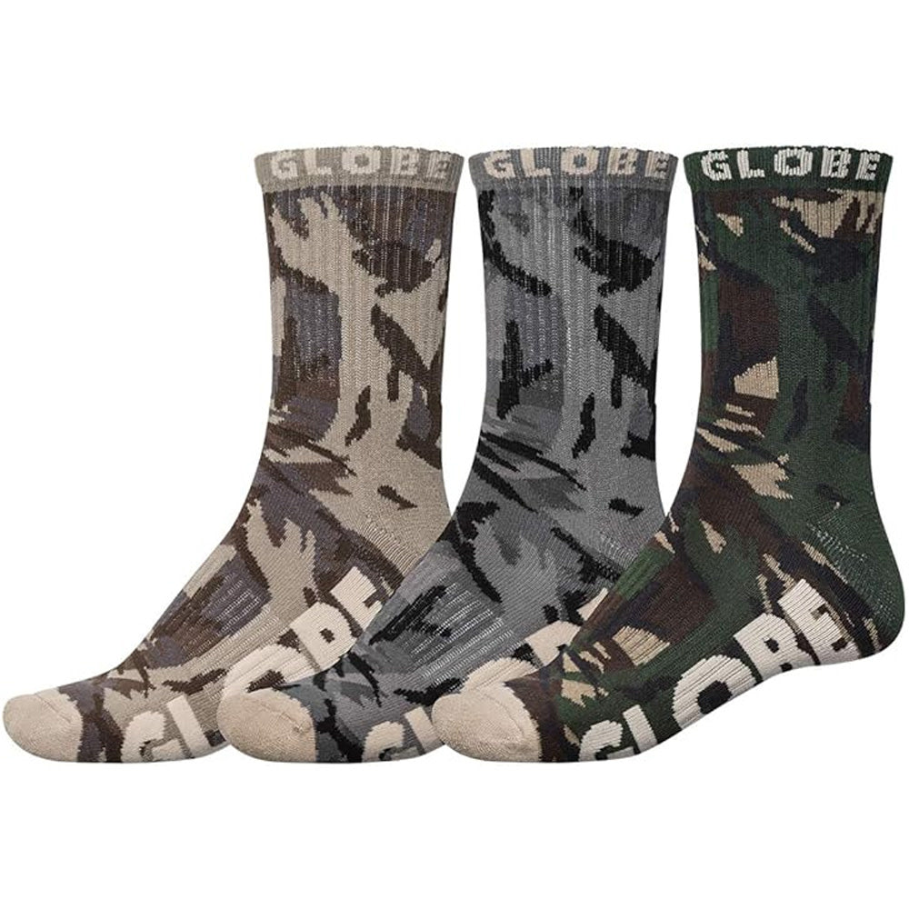 Eco Camo Crew Sock (3-Pack)