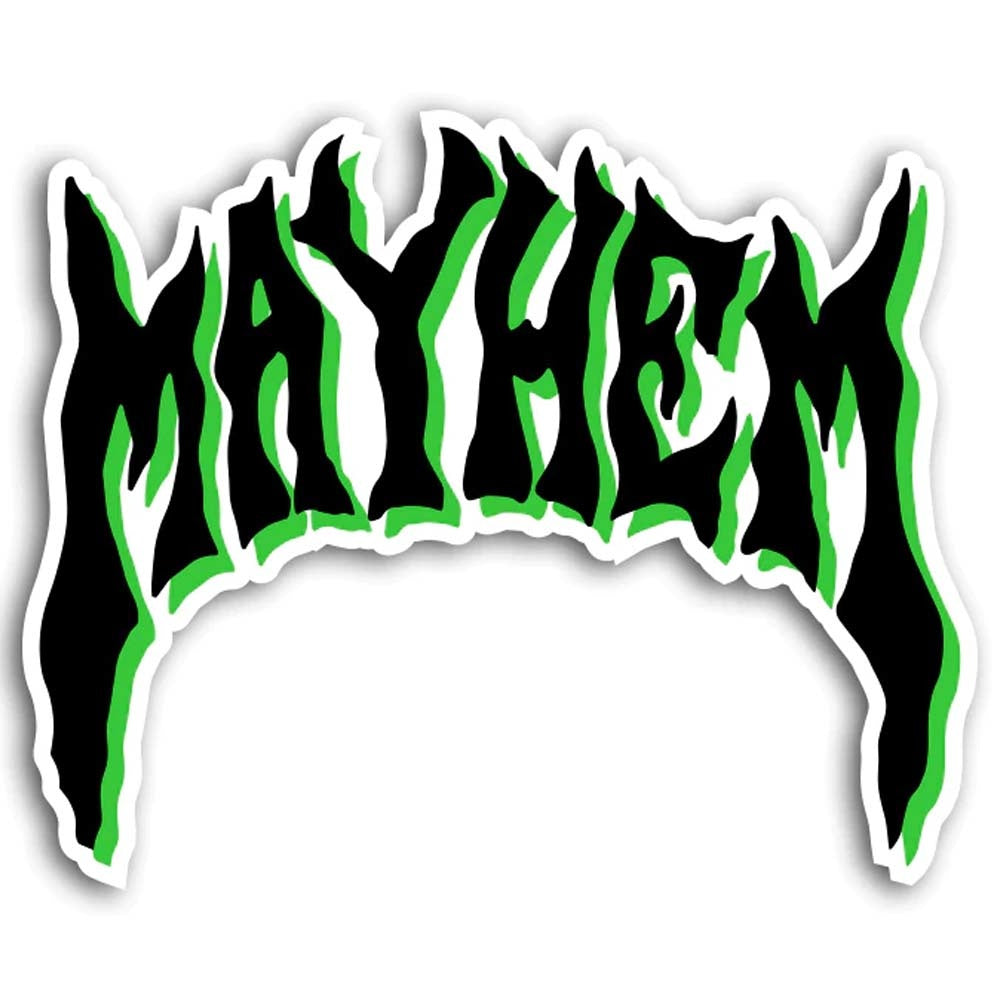 Mayhem Logo Surf Sticker (3Pack)