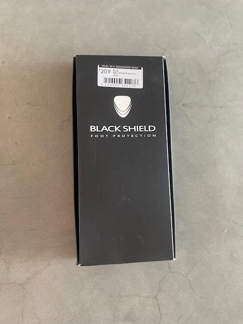 Black Shield Ankle Sock (pair)