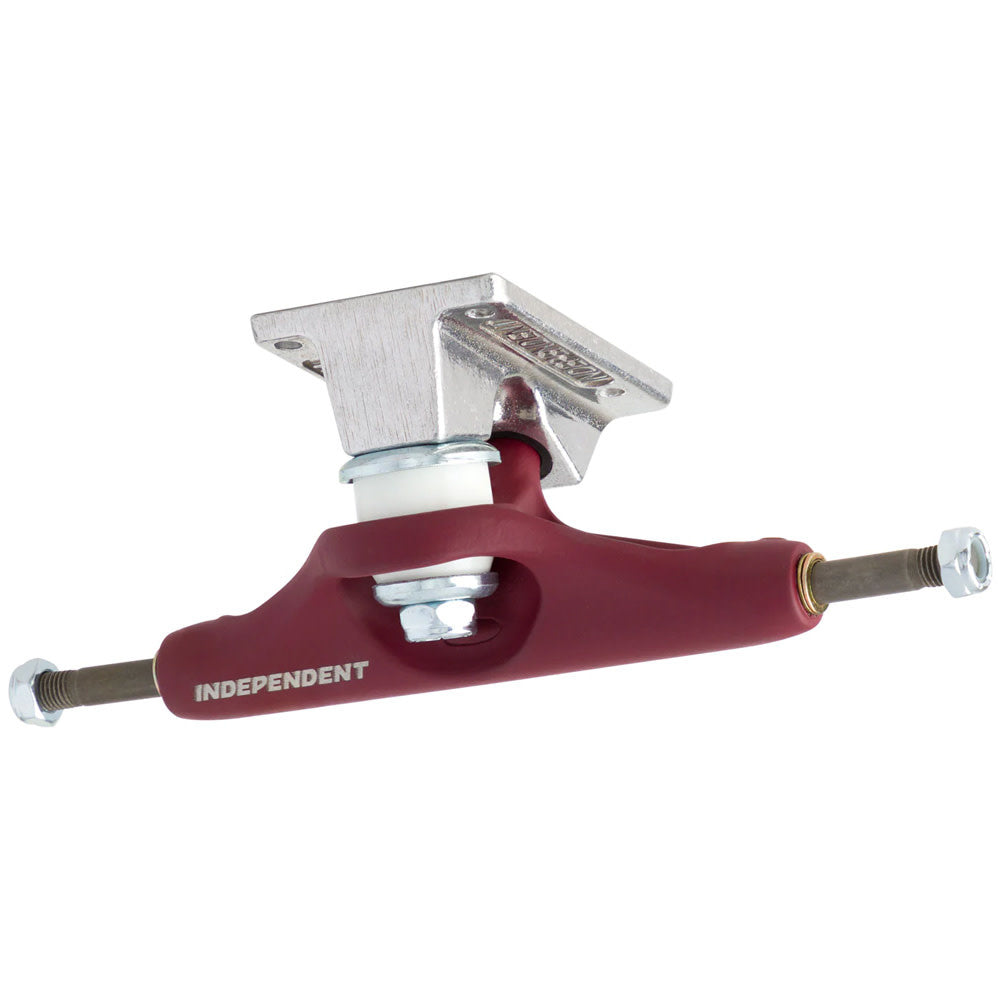 Stage 11 BTG Speed Burgundy Silver Standard Skateboard Trucks