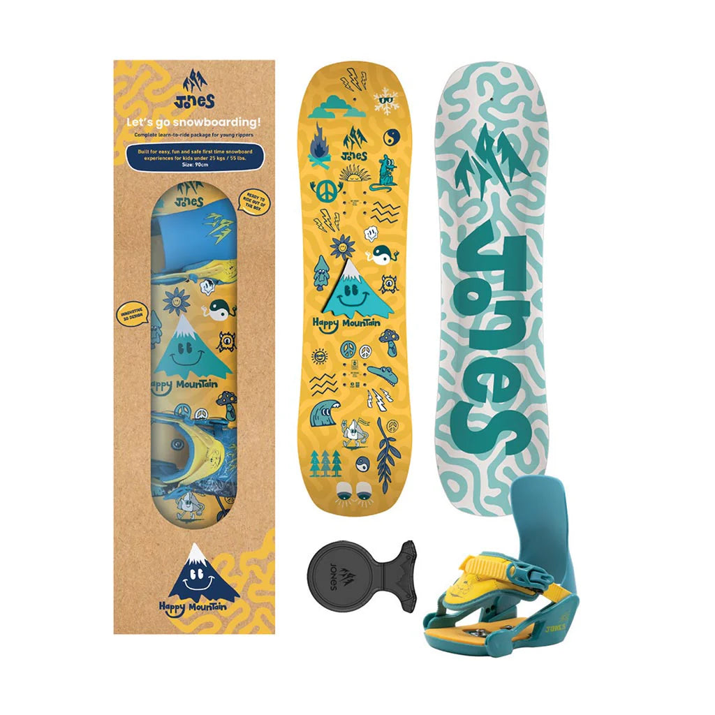 Kids Happy Mountain Snowboard Package