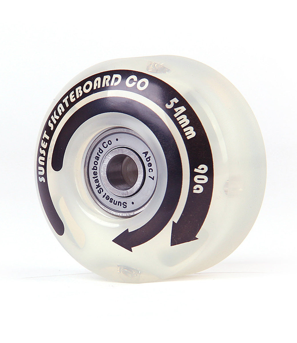 LED Street 54 mm Wheels Red