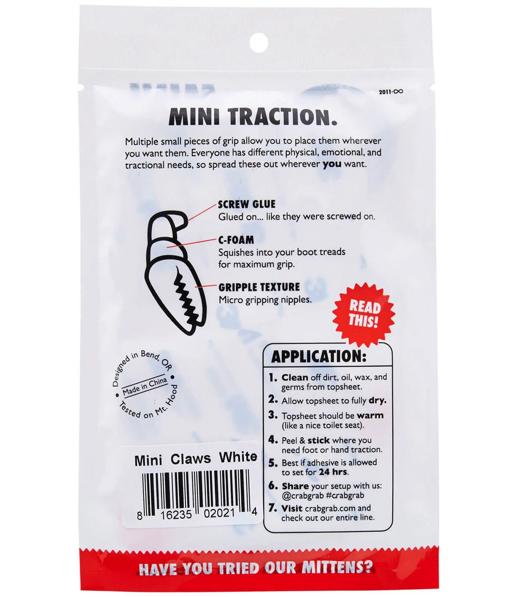 Mini Claws Snowboard Traction Pads (4-Pack)