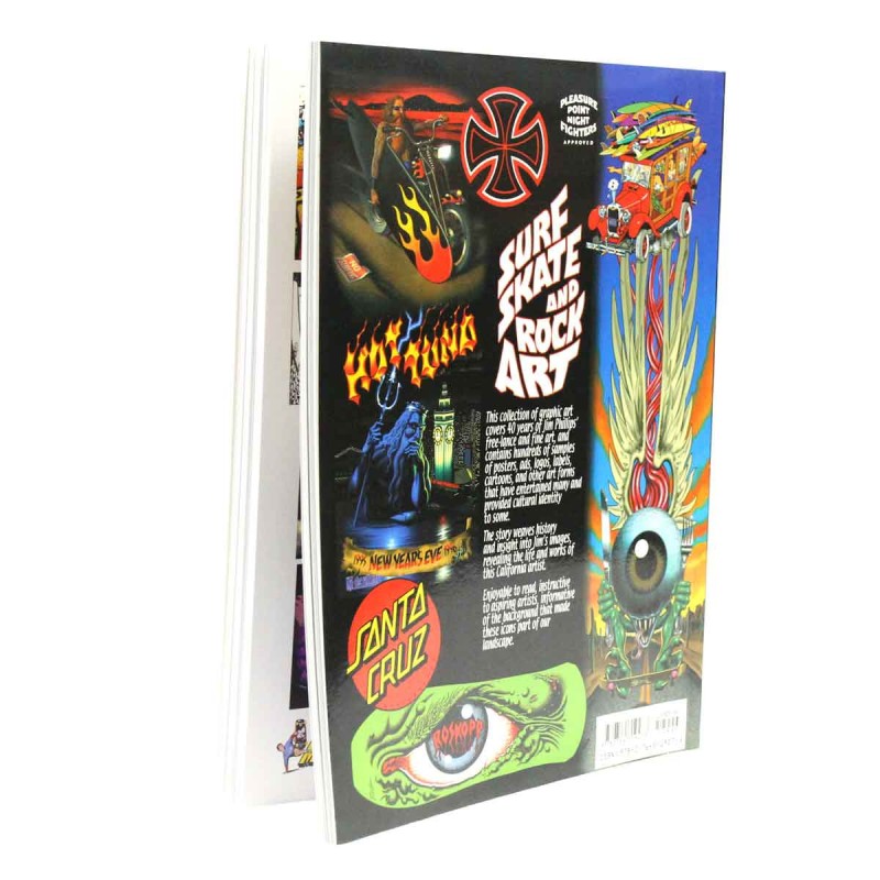 Surf, Skate & Rock Art Of Jim Philips Skateboard Book (Softcover)