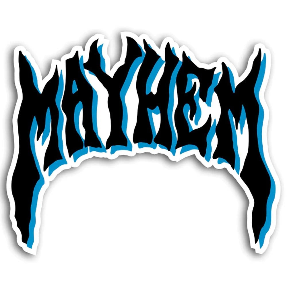 Mayhem Logo Surf Sticker (3Pack)