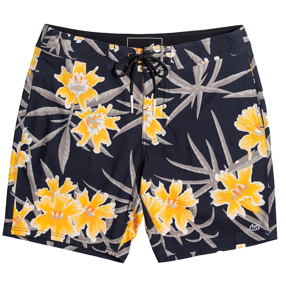 18" Layback Wildflower Gold Boardshort