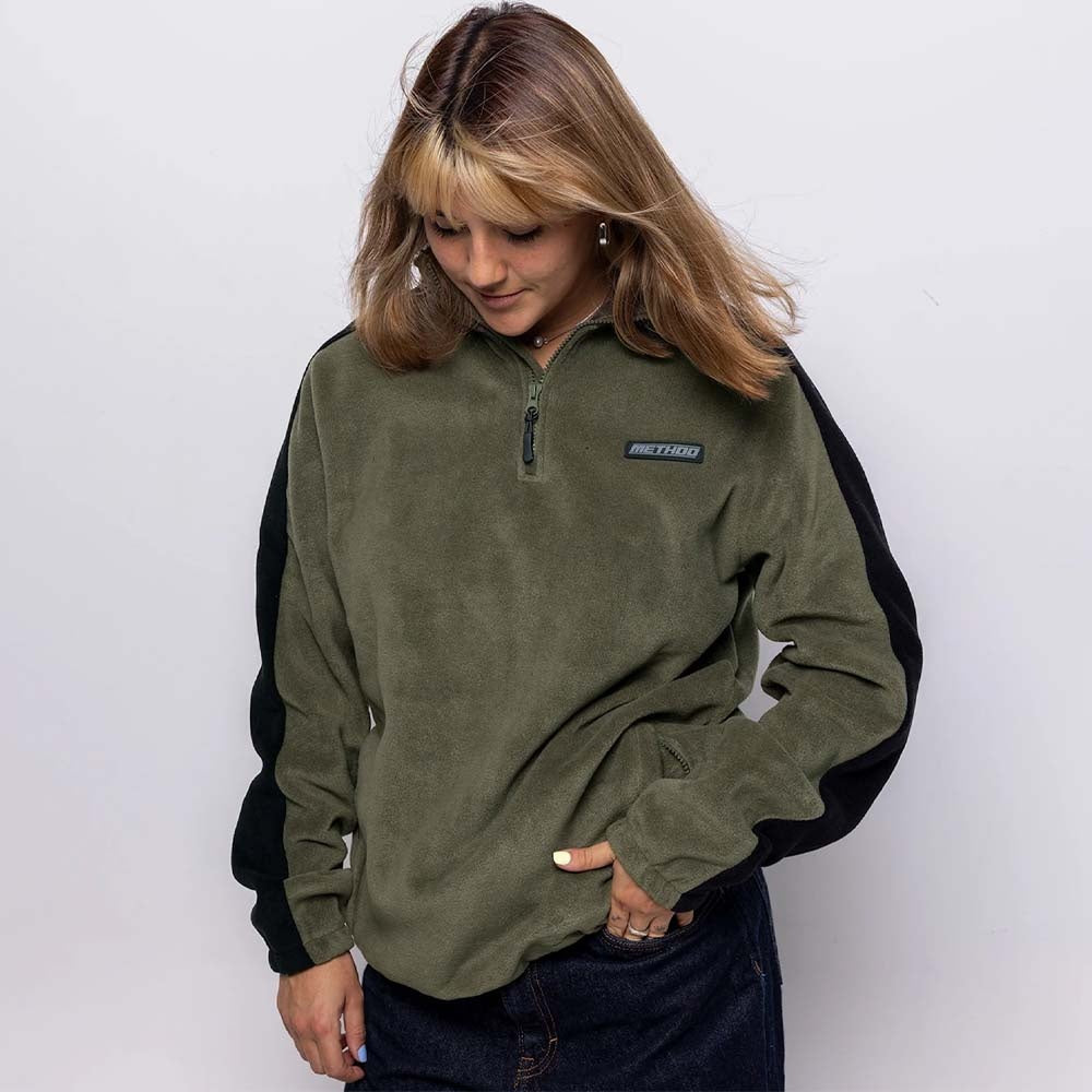 Fast Times 1/4 Zip Fleece Sweater