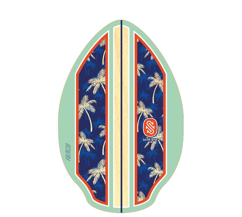 30" Palmz Wood Skimboard