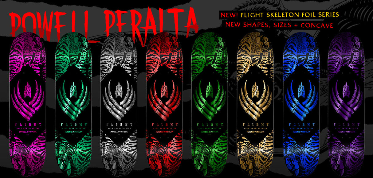 Skeleton Foil FLIGHT® K26 Skateboard Deck
