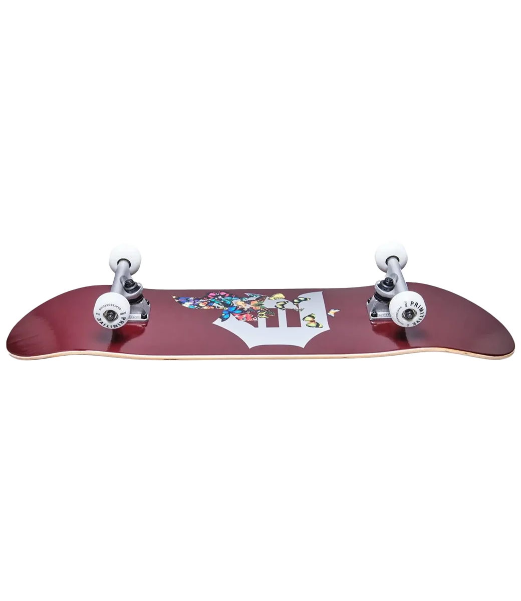 Dirty P Colony Burgundy Skateboard Complete
