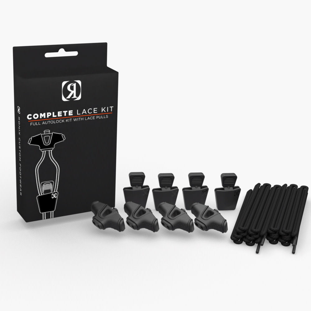 AutoLock Kit Black (set of 4 Laces and AutoLocks)