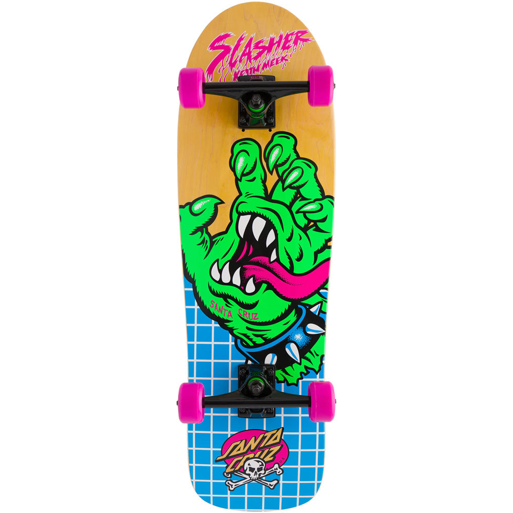 9.7" Meek OG Slasher Hand Multicolored Shaped Cruiser Complete