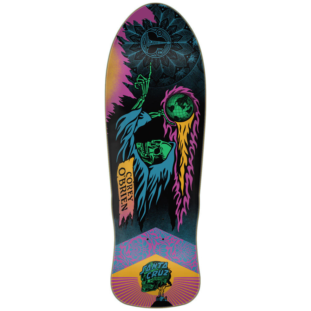 9.8" O'Brien Reaper by Shepard Fairey Reissue Black Skateboard Deck