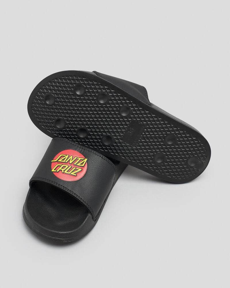 Youth Classic Dot Black Slides