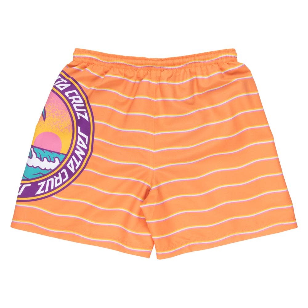 Youth Paradise Break Wave Stripe Swim Short