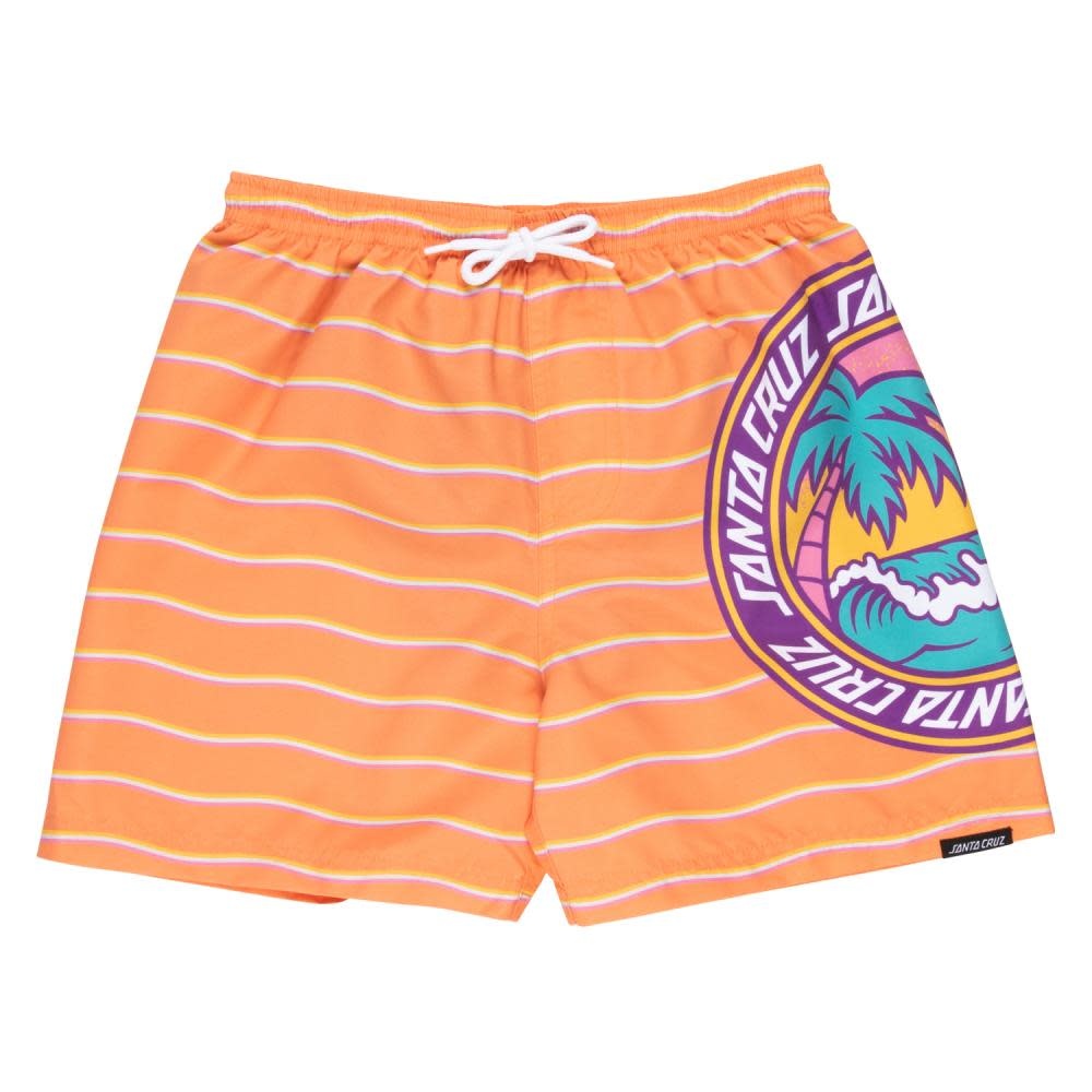 Youth Paradise Break Wave Stripe Swim Short