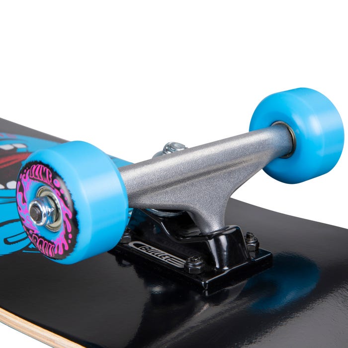 8.0" Screaming Hand Full Black Skateboard Complete