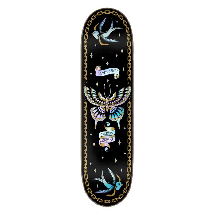 8.0" Sommer Butterfly Skateboard Deck
