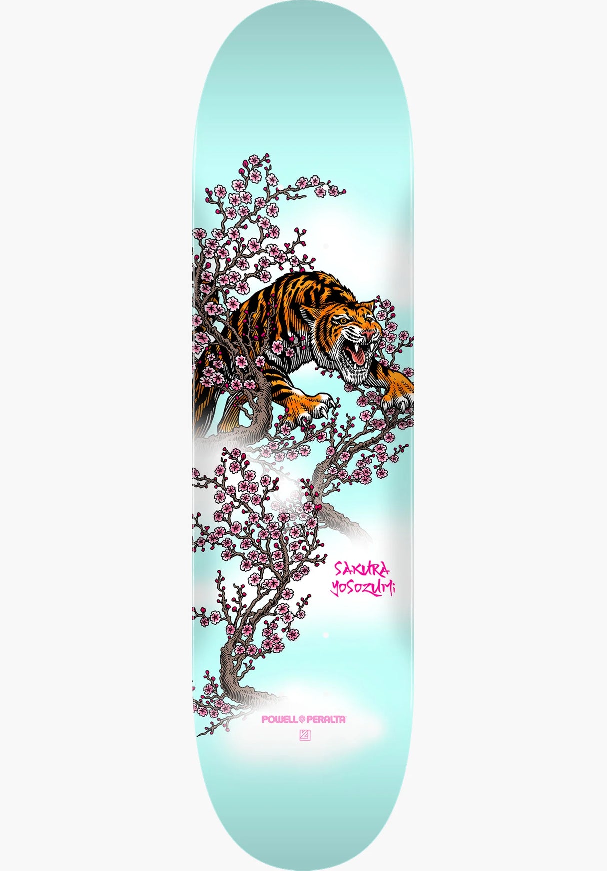 8.25" Yosozumi Tiger Skateboard Deck