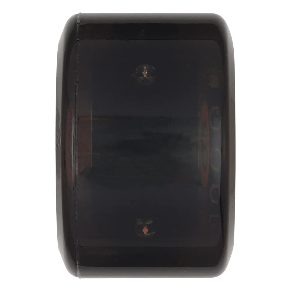 60mm 78A Pac Man Light Ups OG Clear Black Cruiser Wheels