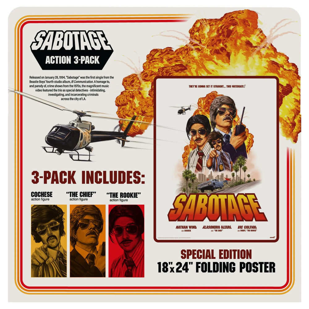 Beastie Boys ReAction Sabotage Wave 03 ( set of 3 Box)