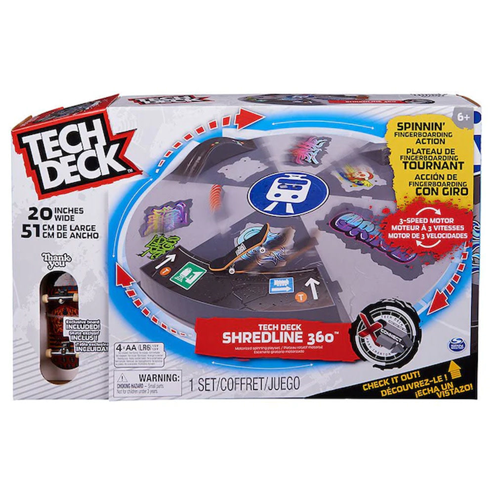 Shredline 360° Fingerboard Turntable Set