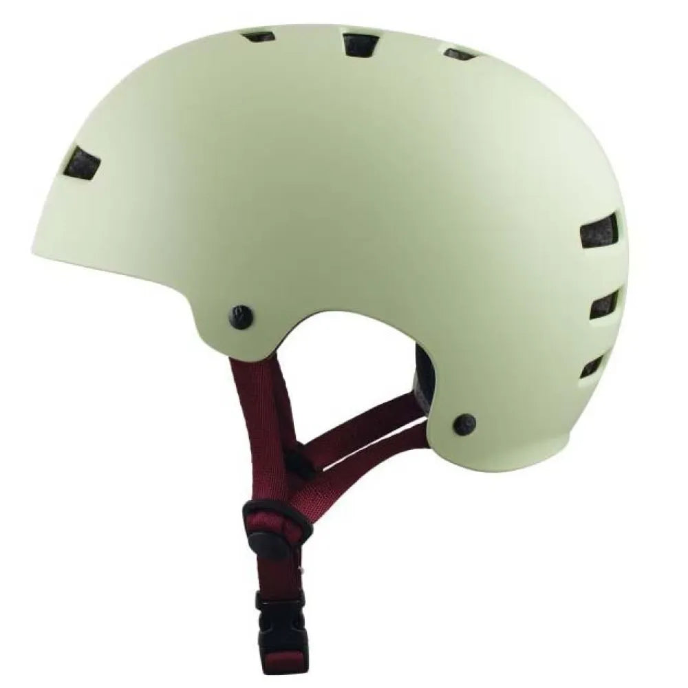 Evolution Solid Color Satin Matcha Skate Helmet