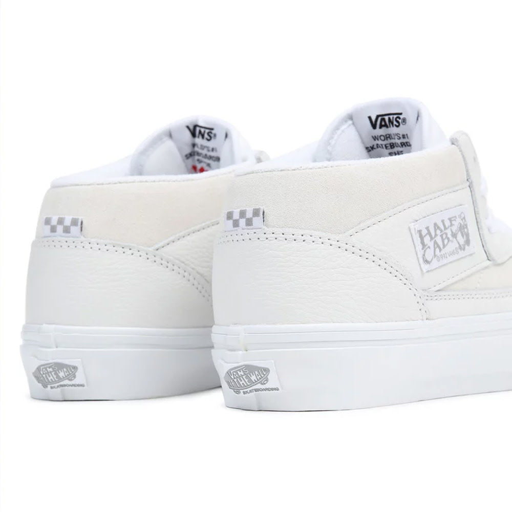 Daz White Skateboard Half Cab Shoe