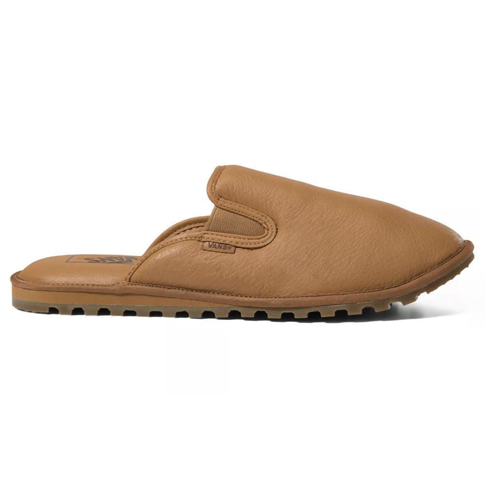 Snow Leather Brown Mountain Mule