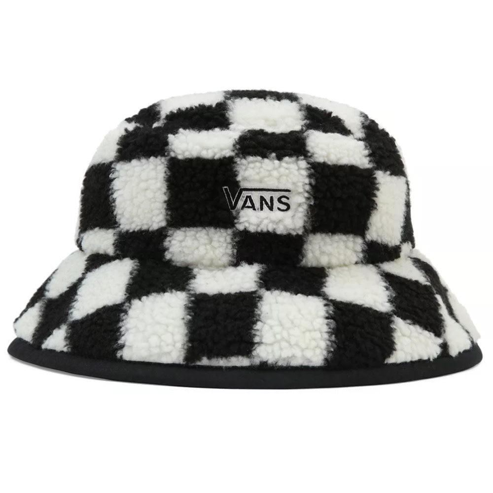 Winterest Black/White Fleece Bucket Hat