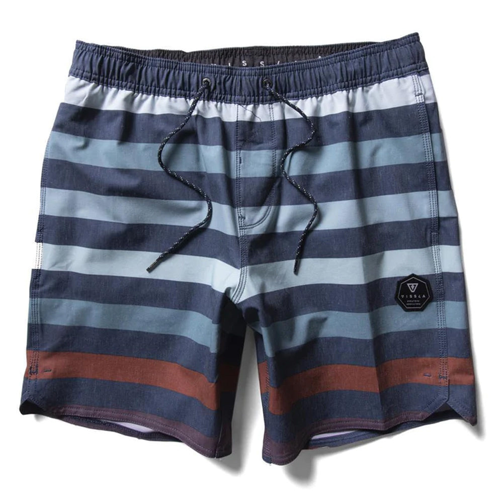17.5" Parallels Ecolastic Dark Naval Boardshort