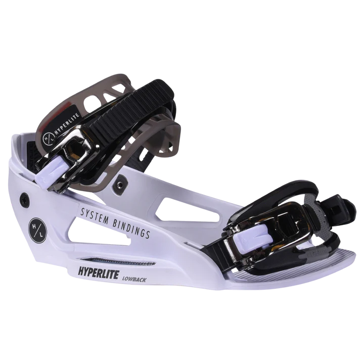 Lowback White System Wakeboard Binding