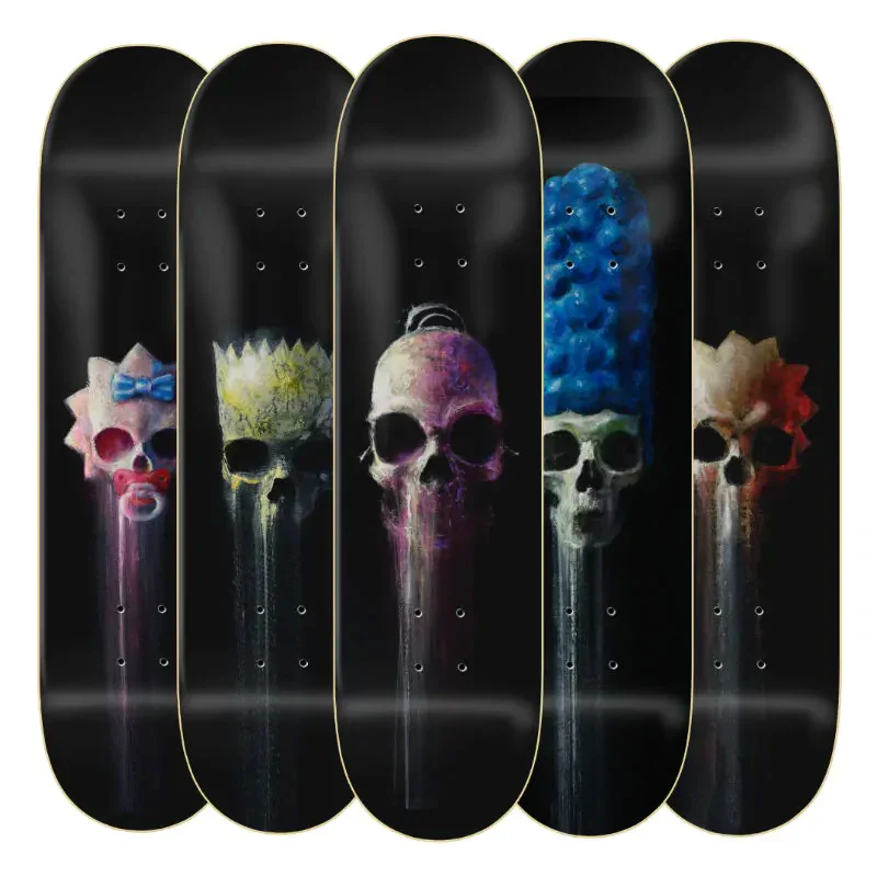 SIMPSONS X ZERO Horror Collection Skateboard Decks