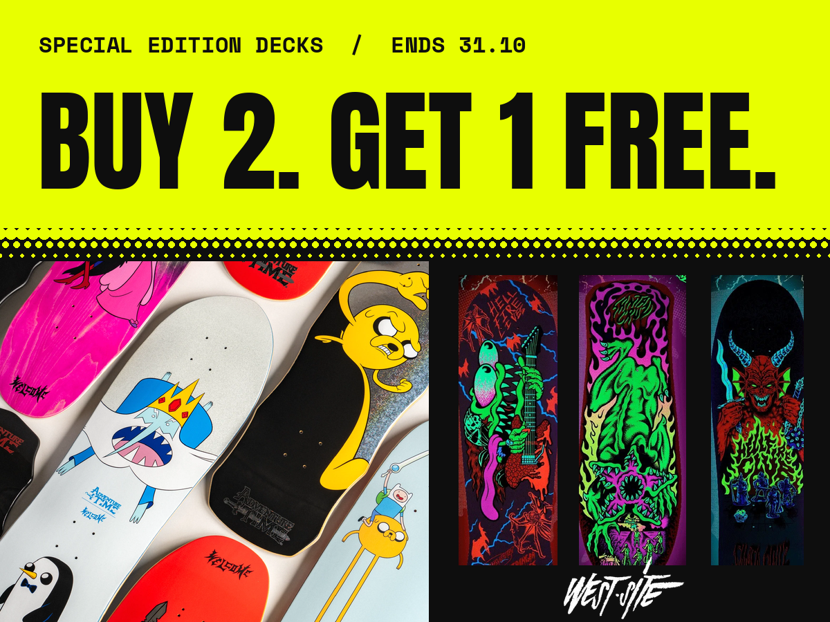 Pick any three. Pay for two.