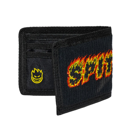 Flames Script Bi-Fold Wallet