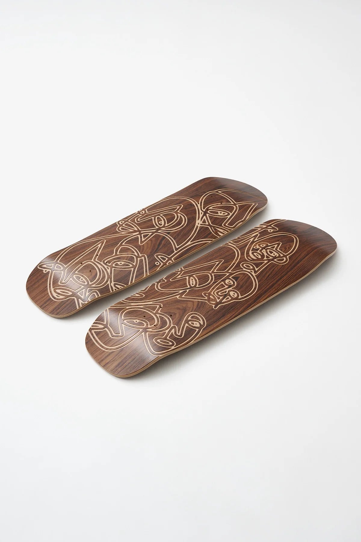 9.75" Sonny Mountain Faces Diptych Decks (Set of 2)