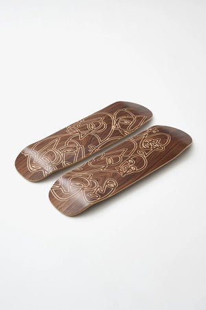 9.75" Sonny Mountain Faces Diptych Decks (Set of 2)