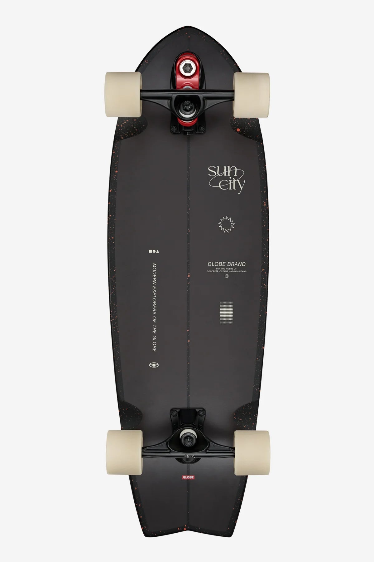 Sun City 2 Astro Red Surfskate Complete