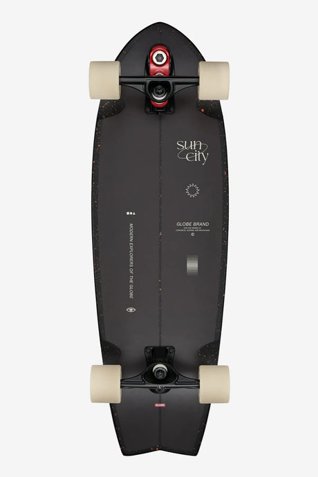 Sun City 2 Astro Red Surfskate Complete