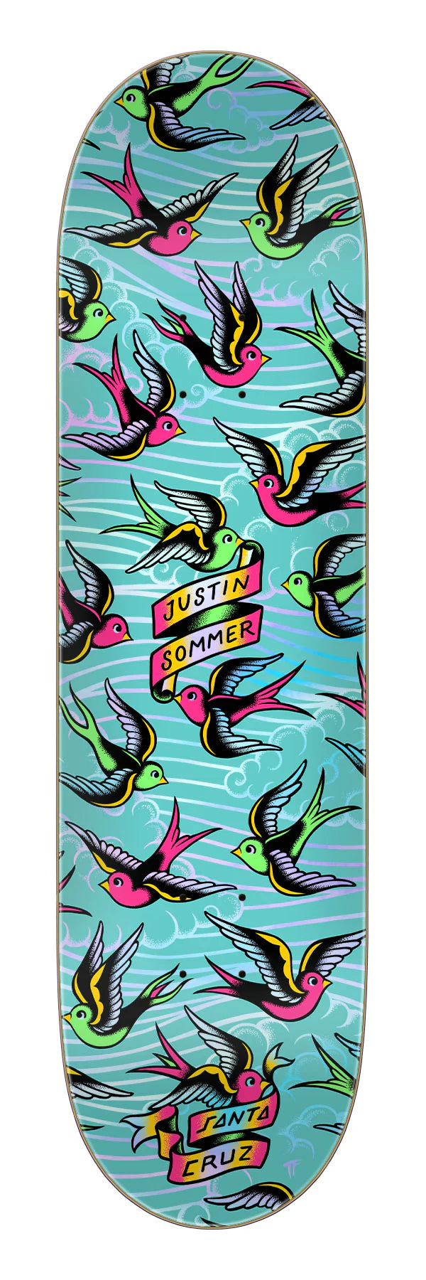 8.0" Sommer Sparrows Pro Skateboard Deck