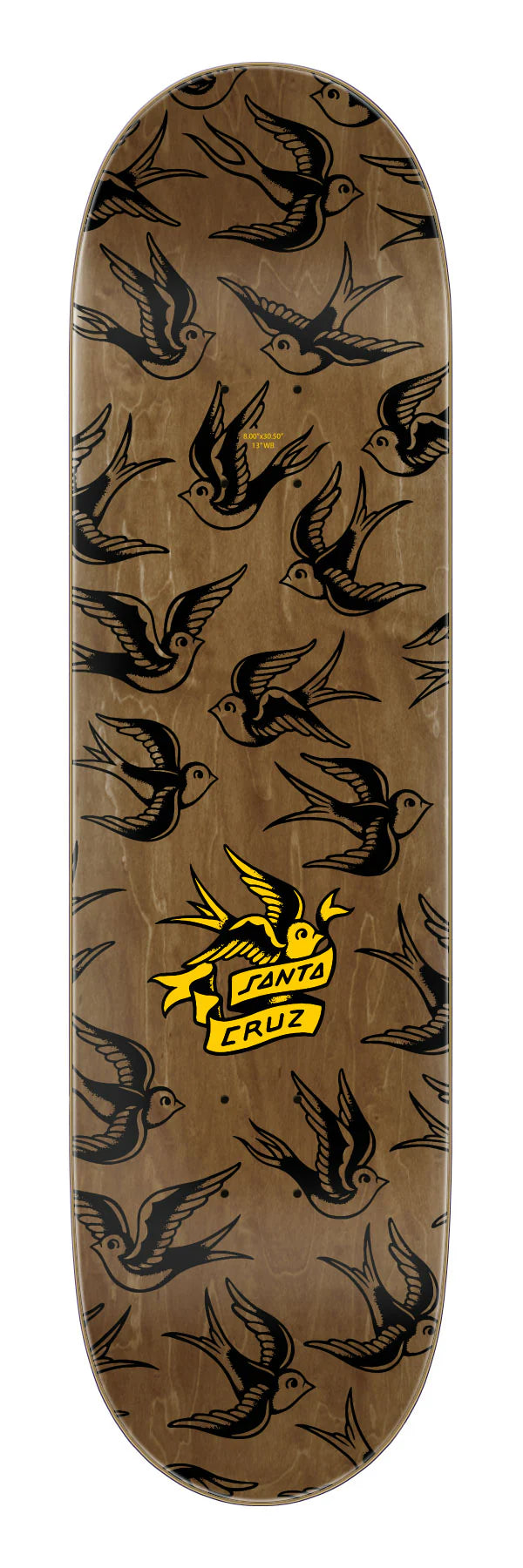 8.0" Sommer Sparrows Pro Skateboard Deck